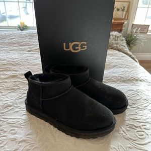 Ugg Black Booties Size 8